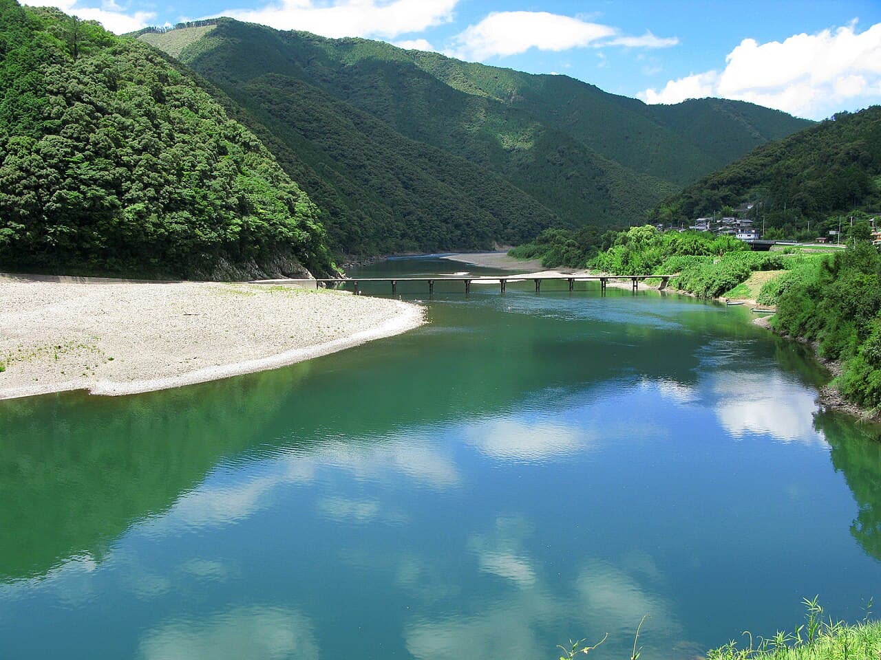 高知県いの町の街並みイメージ