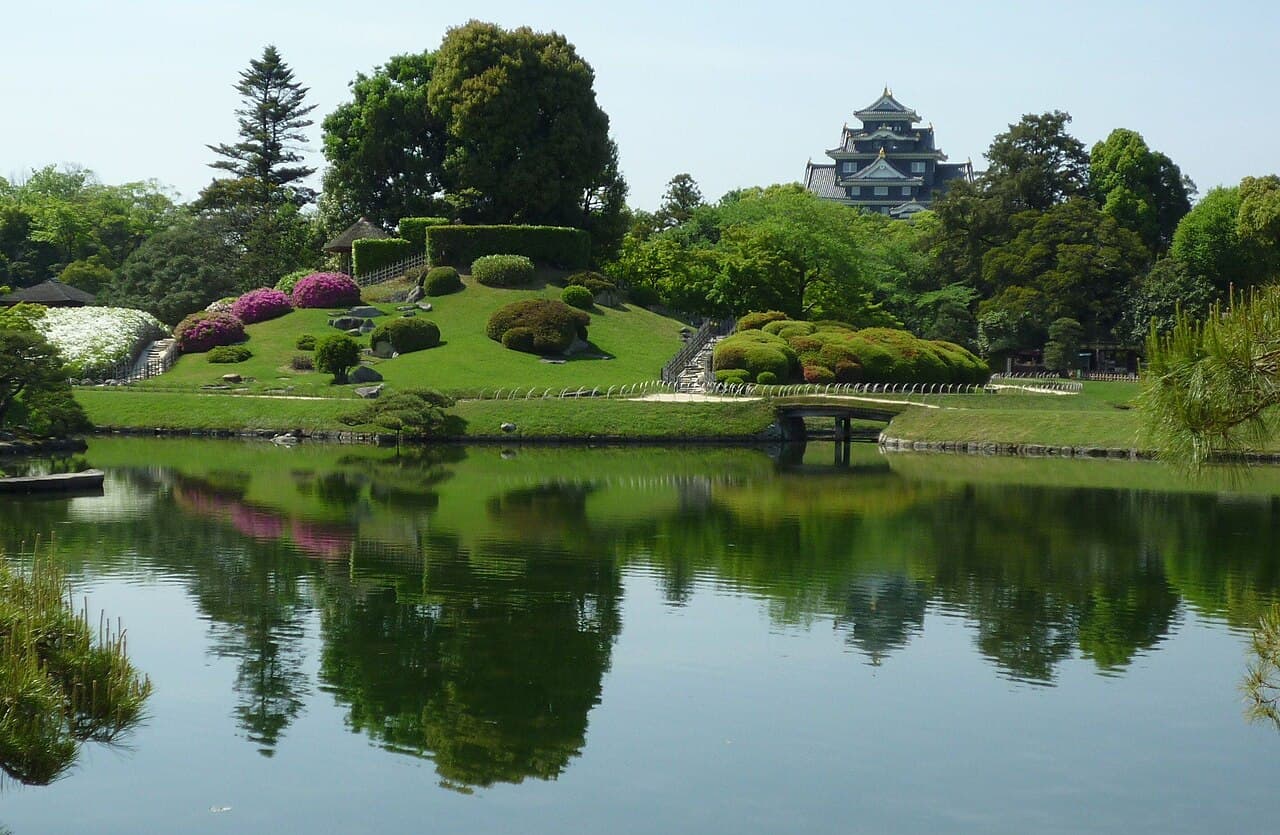 岡山県里庄町の街並みイメージ